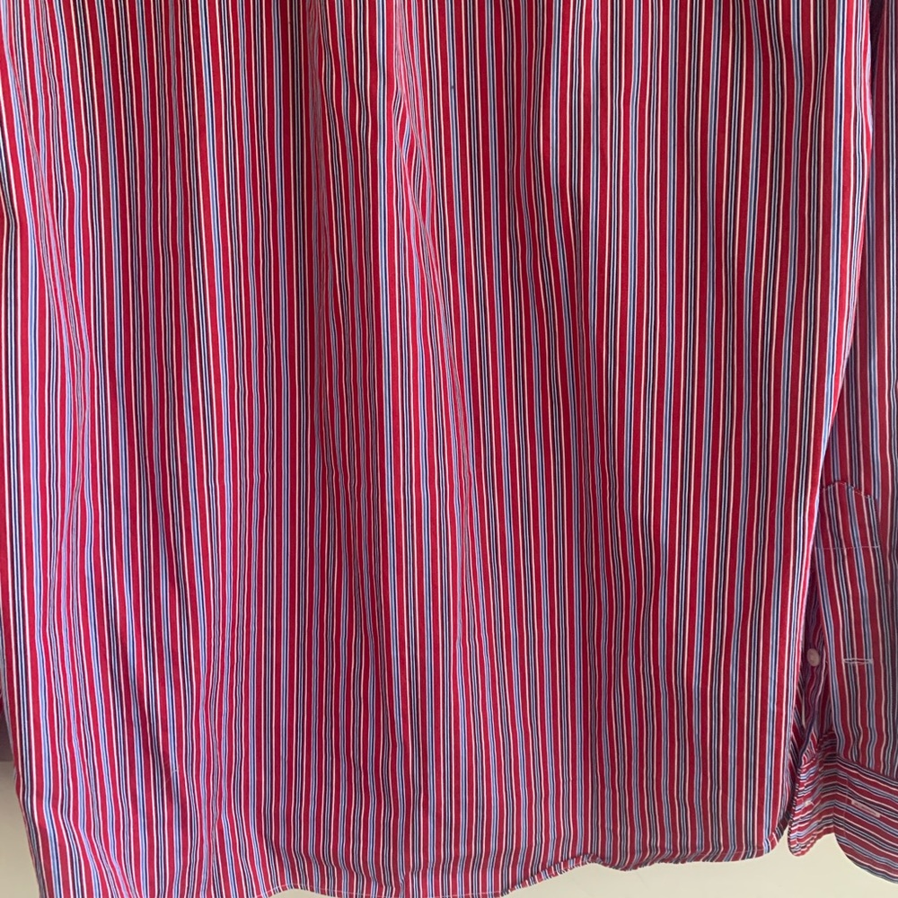 Ralph Lauren Custom Fit Striped Long Sleeve Button Shirt Men’s Size Large - Picture 12 of 12